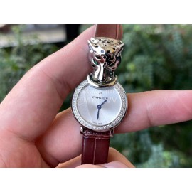 Cartier PanthèRe Diamond Watch For Women Brown