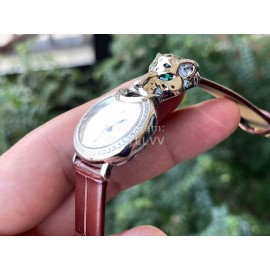 Cartier PanthèRe Diamond Watch For Women Brown