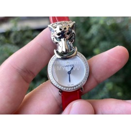 Cartier PanthèRe Diamond Watch For Women Red