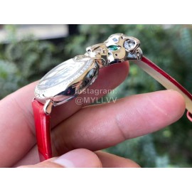 Cartier PanthèRe Diamond Watch For Women Red