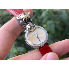 Cartier PanthèRe Diamond Watch For Women Red