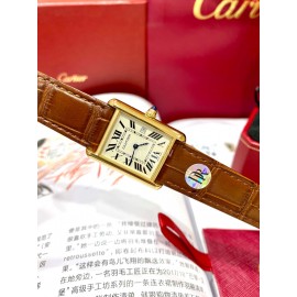 Cartier Tank Roman Numerals Square Dial Watch