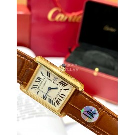 Cartier Tank Roman Numerals Square Dial Watch