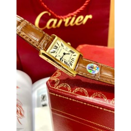 Cartier Tank Roman Numerals Square Dial Watch