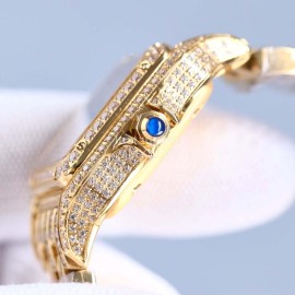 PanthèRe De Cartier 316 Fine Steel Diamond Mechanical Watch Rose Gold