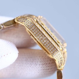 PanthèRe De Cartier 316 Fine Steel Diamond Mechanical Watch Rose Gold