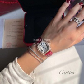 Tortue De Cartier 316l Fine Steel Case Quartz Watch For Women Red