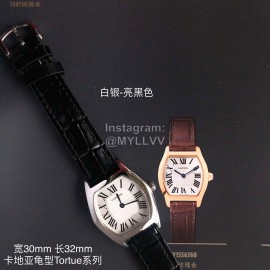 Tortue De Cartier New 316l Fine Steel Case Quartz Watch For Women