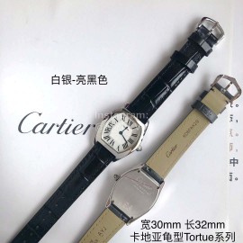 Tortue De Cartier New 316l Fine Steel Case Quartz Watch For Women