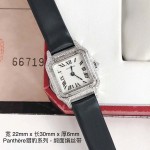 PanthèRe De Cartier Diamond Quartz Watch For Women Black
