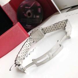 PanthèRe De Cartier Diamond Steel Belt Quartz Watch For Women Silver