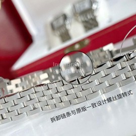 PanthèRe De Cartier Diamond Steel Belt Quartz Watch For Women Silver