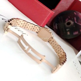 PanthèRe De Cartier Diamond Steel Belt Quartz Watch For Women Rose Gold