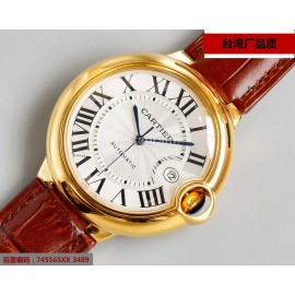 Cartier Roman Digital Time Scale Waterproof Watch Gold