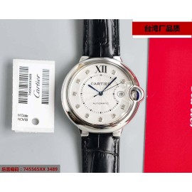 Cartier Roman Digital Time Scale Waterproof Watch White