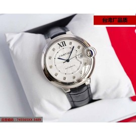 Cartier Roman Digital Time Scale Waterproof Watch White