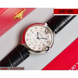 Cartier Roman Digital Time Scale Waterproof Watch White