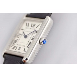 Cartier Tw Factory Square Dial Mechanical Watch For Men Black