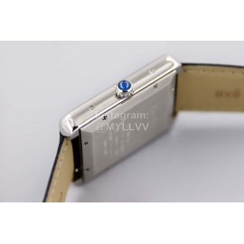 Cartier Tw Factory Square Dial Mechanical Watch For Men Black