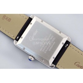 Cartier Tw Factory Square Dial Mechanical Watch For Men Black