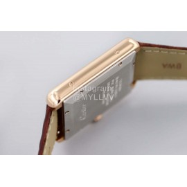 Cartier Tw Factory Square Dial Mechanical Watch For Men Brown