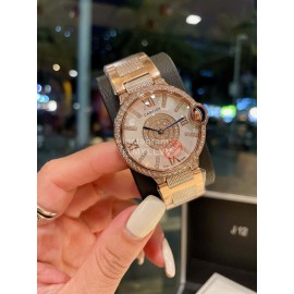 Ballon Bleu De Cartier Diamond Dial Watch For Women