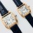 Cartier Santos-Dumont Square Dial Watch For Men And Women Wssa0022 Gold