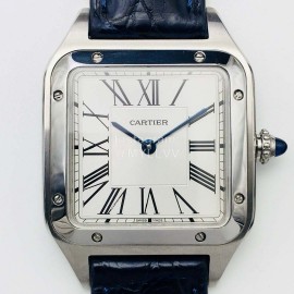Cartier Santos-Dumont Square Dial Watch For Men And Women Wssa0022 Silver