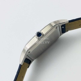 Cartier Santos-Dumont Square Dial Watch For Men And Women Wssa0022 Silver