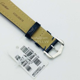 Cartier Santos-Dumont Square Dial Watch For Men And Women Wssa0022 Silver