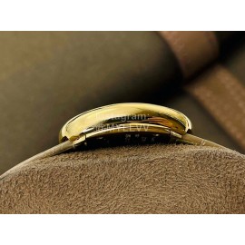 Cartier Dr Factory Baignoire Leather Strap Watch