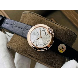 Ballon Blanc De Cartier Dr Factory Dial Watch For Women Black