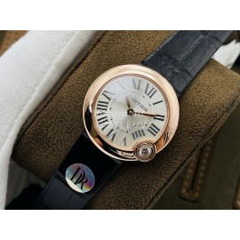 Ballon Blanc De Cartier Dr Factory Dial Watch For Women Black