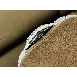 Cartier Eg Factory 33mm Dial Steel Strap Watch Silver