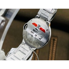 Cartier Eg Factory 33mm Dial Steel Strap Watch Silver