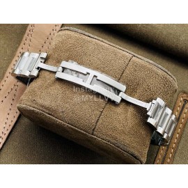 Cartier Eg Factory 33mm Dial Steel Strap Watch Silver