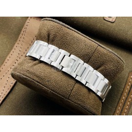 Cartier Eg Factory 33mm Dial Steel Strap Watch Silver