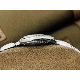 Cartier Eg Factory Diamond 33mm Dial Steel Steel Watch Silver