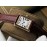 Cartier K11 Factory Tank Series Medium Square Dial Leather Strap Watch Brown