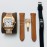Cartier Bv Factory Square Dial Steel Strap Watch Rose Gold