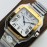 Cartier Bv Factory Square Dial Steel Strap Watch