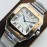 Cartier Bv Factory Fashion Square Dial Steel Strap Watch