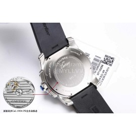 Calibre De Cartier Luminous Calendar Waterproof Mechanical Watch Black