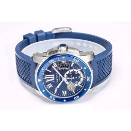 Calibre De Cartier Luminous Calendar Waterproof Mechanical Watch Blue