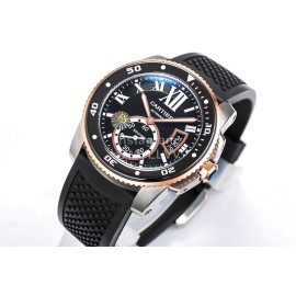 Calibre De Cartier Luminous Calendar Waterproof Mechanical Watch