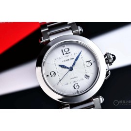 Cartier 41mm Dial Steel Strap Watch For Men 