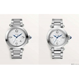 Cartier 41mm Dial Steel Strap Watch For Men 