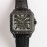 Cartier Square Dial Leather Strap Watch For Men 