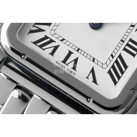 PanthèRe De Cartier Water Resistant Square Dial Watch Silver