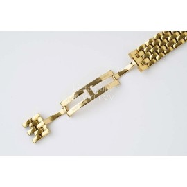 PanthèRe De Cartier Water Resistant Diamond Square Dial Watch Gold